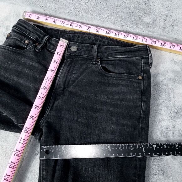 American eagle Jeans Mens 31×32 Black Slim AIR Flex - Picture 5 of 13